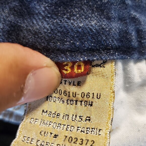 7 For All Mankind Flared Denim Jeans Mid Rise Dark Wash Size 30 Womens Blue - Picture 7 of 14